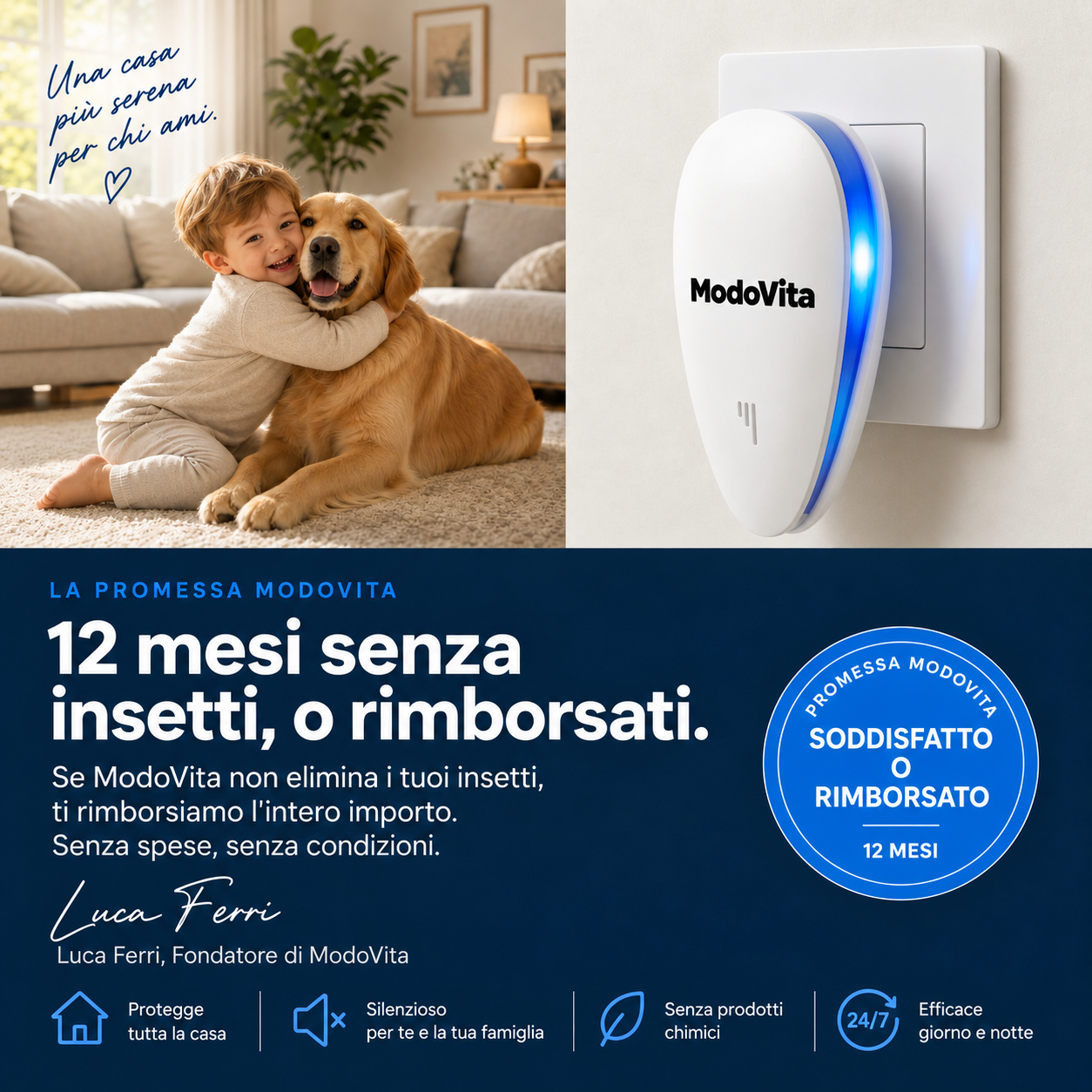 Repellente a Ultrasuoni Modovita