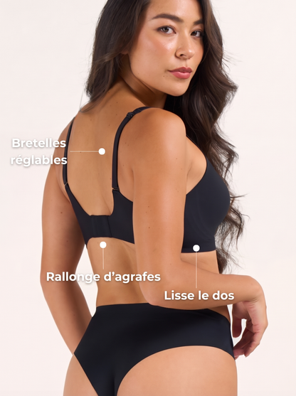 Soutien-gorge sans armatures invisible sous les vêtements