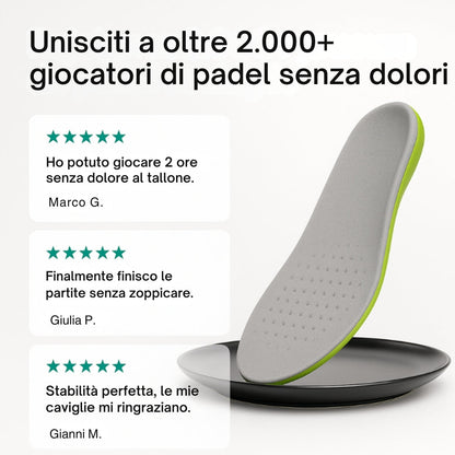 Plantari Padel - Gioca più a lungo, senza dolore