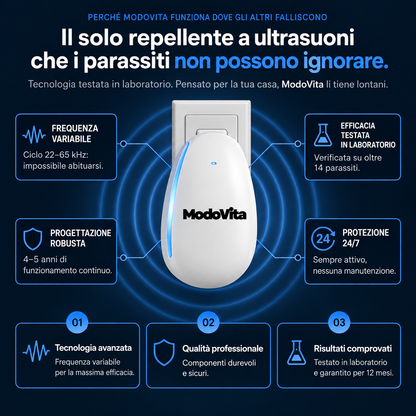 Repellente a Ultrasuoni Modovita