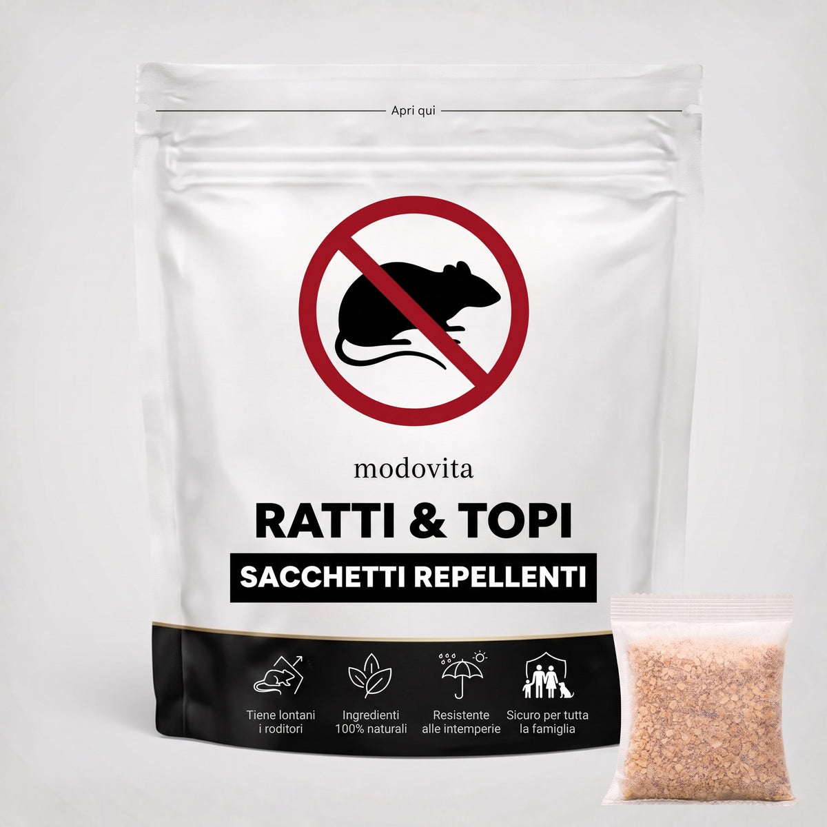Sacchetti Repellenti per Topi e Ratti – Modovita™
