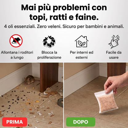 Sacchetti Repellenti per Topi e Ratti – Modovita™
