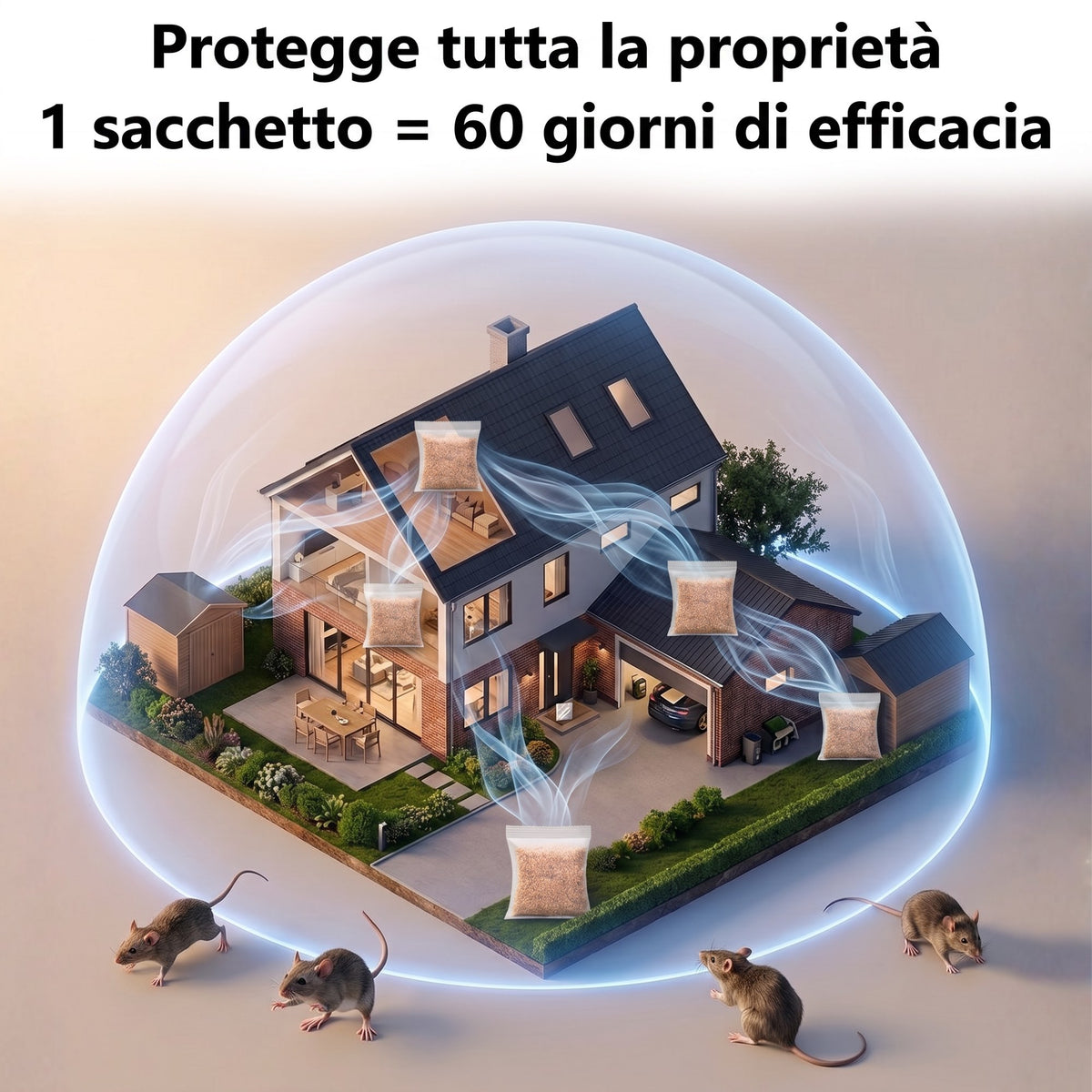 Sacchetti Repellenti per Topi e Ratti – Modovita™