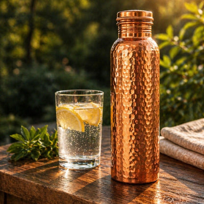Borraccia in Rame – Modovita™ | Acqua Purificata Naturalmente, Senza Plastica
