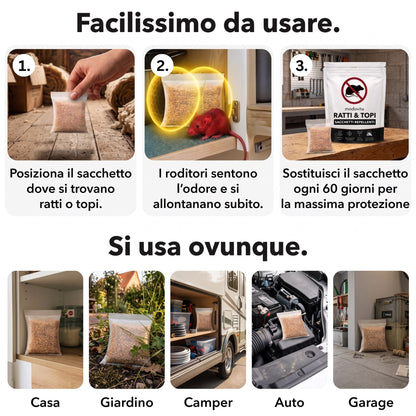 Sacchetti Repellenti per Topi e Ratti – Modovita™