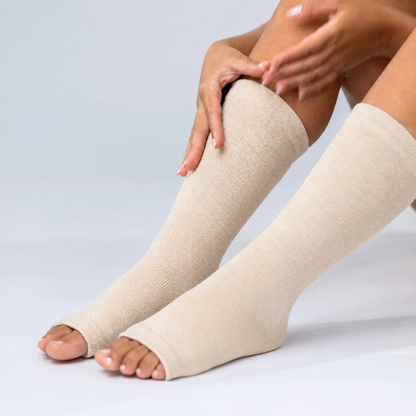 Manicotti compressivi premium in bambù