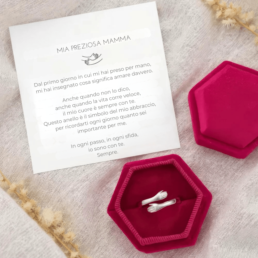 Mia preziosa mamma – Anello abbraccio