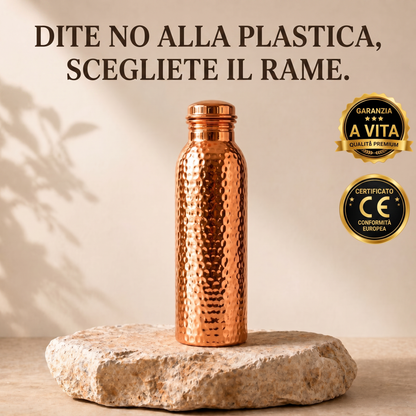 Borraccia in Rame – Modovita™ | Acqua Purificata Naturalmente, Senza Plastica