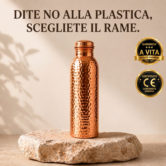 Borraccia in Rame – Modovita™ | Acqua Purificata Naturalmente, Senza Plastica
