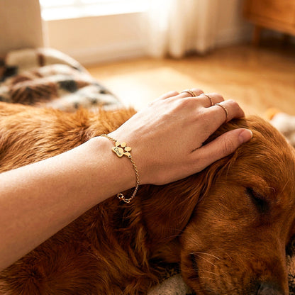 Il Bracciale Zampa d'Amore – Inciso con il nome del tuo animale
