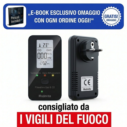 Rilevatore di CO 4 in 1 Modovita per camper