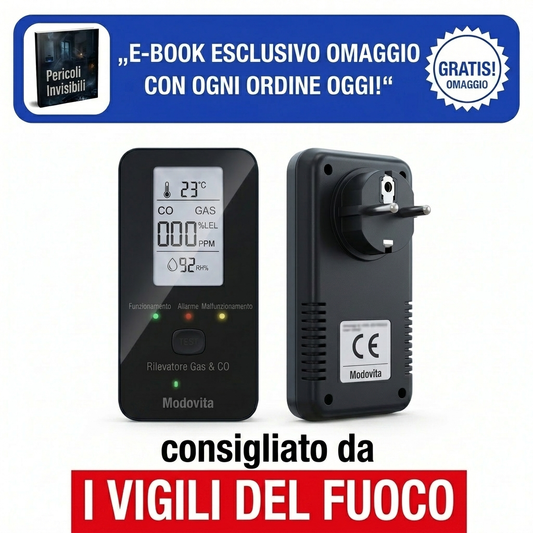 Rilevatore di CO 4 in 1 Modovita per camper