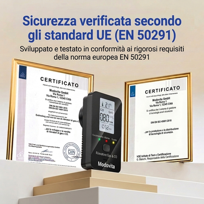 Rilevatore di CO 4 in 1 Modovita per camper
