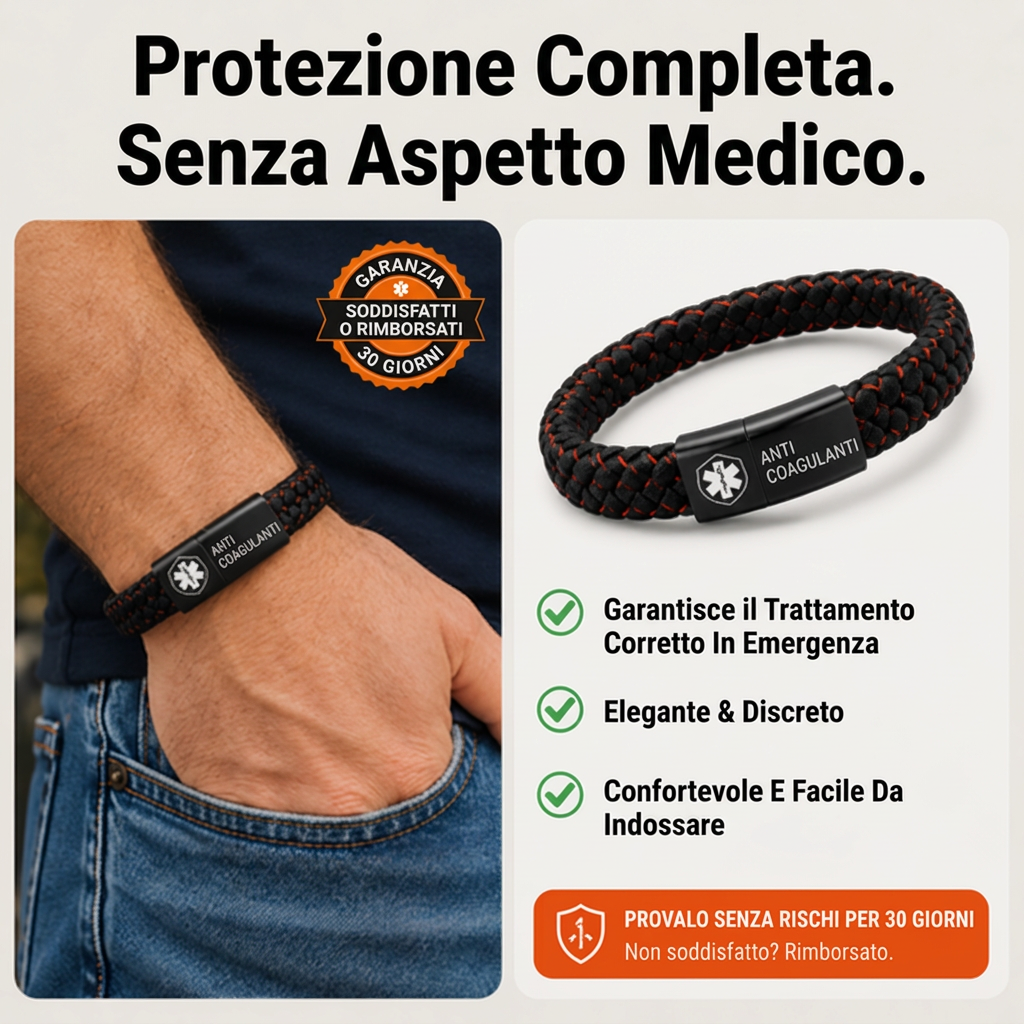 Braccialetto per Anticoagulanti