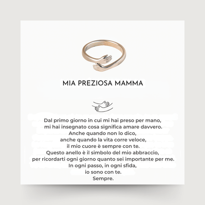 Mia preziosa mamma – Anello abbraccio